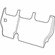 Mopar 1QX511D5AA Seat Back Cover, Rear Driver Side