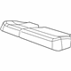 Mopar 1HY081DVAA Cushion Cover, Rear Passenger Side