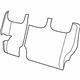 Mopar 1HY011DVAA Seat Back Assembly, Rear Driver Side