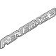 Mopar 68267207AA Nameplate, Black/Chrome, Front Passenger Side Mopar 68267207AA Nameplate, Black/Chrome, Front Passenger Side