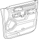 Mopar 7EG191N8AA Panel Front Door Trim