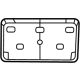Mopar 68566320AB Bracket - License Plate