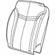 Mopar 68100270AA Seat Back Pad, Front Passenger Side Mopar 68100270AA Seat Back Pad, Front Passenger Side