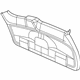 Mopar ZR39BD1AL Trim Panel, Rear Lower