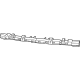 Mopar 68430184AA Lower Reinforcement, Front