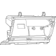 Mopar 6PM28TX7AH Glove Box Frame, Front