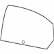 Mopar 68082404AB Door Glass, Rear Passenger Side