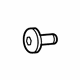Mopar 6510974AA Glass Run Screw Mopar 6510974AA Glass Run Screw