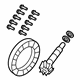 Mopar 68401160AB Ring & Pinion, Rear Mopar 68401160AB Ring & Pinion, Rear