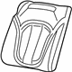 Mopar 5SK20DX9AF Seat Back Cover, Black, Rear Passenger Side