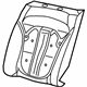 Mopar 68084474AE Seat Back Pad, Rear Passenger Side