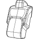 Mopar 7UT22LA8AA Cover - Front Seat Back