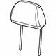 Mopar 1ME471DVAA Headrest, Front Mopar 1ME471DVAA Headrest, Front