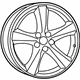 Mopar 68214367AA Wheel, Alloy
