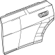 Mopar 68588588AD DOOR-REAR