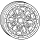 Mopar 68643045AA Wheel - Aluminum