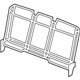 Mopar 68104488AC Seat Back Frame, Rear