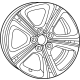Mopar 68596433AA Wheel - Aluminum
