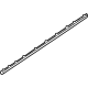 Mopar 68376851AA Lower Weatherstrip, Front