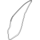 Mopar 68376139AD Door Weatherstrip, Front Outer Driver Side