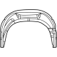 Mopar 68134056AA Outer Wheelhouse, Rear Passenger Side