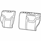 Mopar 6SJ60U00AA Seat Back Cover, Black/Gray, Rear Passenger Side
