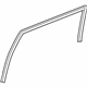 Mopar 5102342AC Run Weatherstrip, Rear Passenger Side