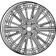 Mopar 4755413AA Wheel, Alloy