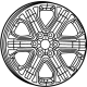 Mopar 4755409AB Wheel - Aluminum