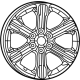 Mopar 4755410AA Wheel, Alloy