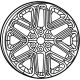 Mopar 4755585AB Wheel - Aluminum