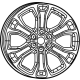 Mopar 4755414AA Wheel, Alloy