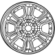 Mopar 4755405AA Wheel, Alloy