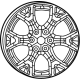 Mopar 4755407AA Wheel, Alloy