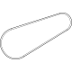 Mopar 5281963AA A/C Belt