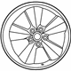 Mopar 1ZV90LS1AB Wheel, Alloy
