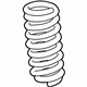 Mopar 52855672AB Spring, Front