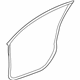 Mopar 5074513AD Door Weatherstrip, Front Driver Side