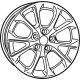 Mopar 6QD48AAAAA Wheel, Alloy