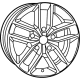 Mopar 4755529AA Wheel, Alloy