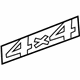 Mopar 5JN44CA1AC Decal, Silver Mopar 5JN44CA1AC Decal, Silver