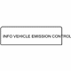 Mopar 68363858AA Emission Label