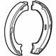 Mopar 5093390AC Parking Brake Shoes, Rear