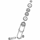 Mopar 68443194AB Shock Absorber, Rear Mopar 68443194AB Shock Absorber, Rear