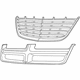 Mopar 68081992AD Upper Grille, Black/Chrome, Front