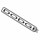 Mopar 68084895AA Nameplate, Front Mopar 68084895AA Nameplate, Front