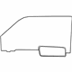 Mopar 55372812AB Door Glass, Front Passenger Side