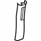 Mopar 5KP67DX9AD Upper Center Pillar Trim, Driver Side