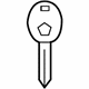 Mopar 5179512AC Key Mopar 5179512AC Key