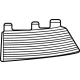 Mopar 6UL58DX8AB Speaker Grille, Rear Passenger Side Mopar 6UL58DX8AB Speaker Grille, Rear Passenger Side